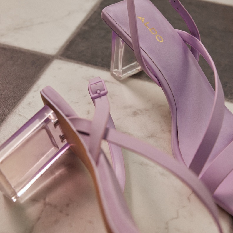 Orange Fashion Aldo Maissy High Heel Sandal Block Heel