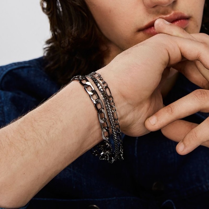 Fashion Black-Silver Multi Maldini Aldo