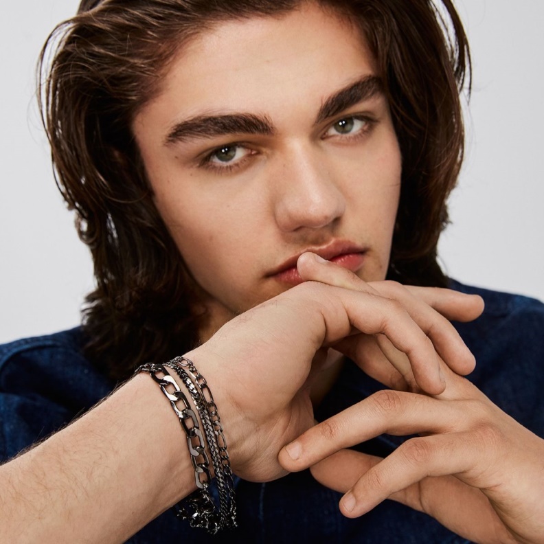 Fashion Black-Silver Multi Maldini Bracelet Aldo