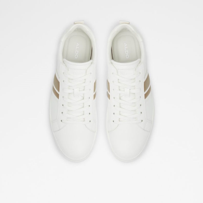 Fashion Aldo Malisien White Synthetic Smooth