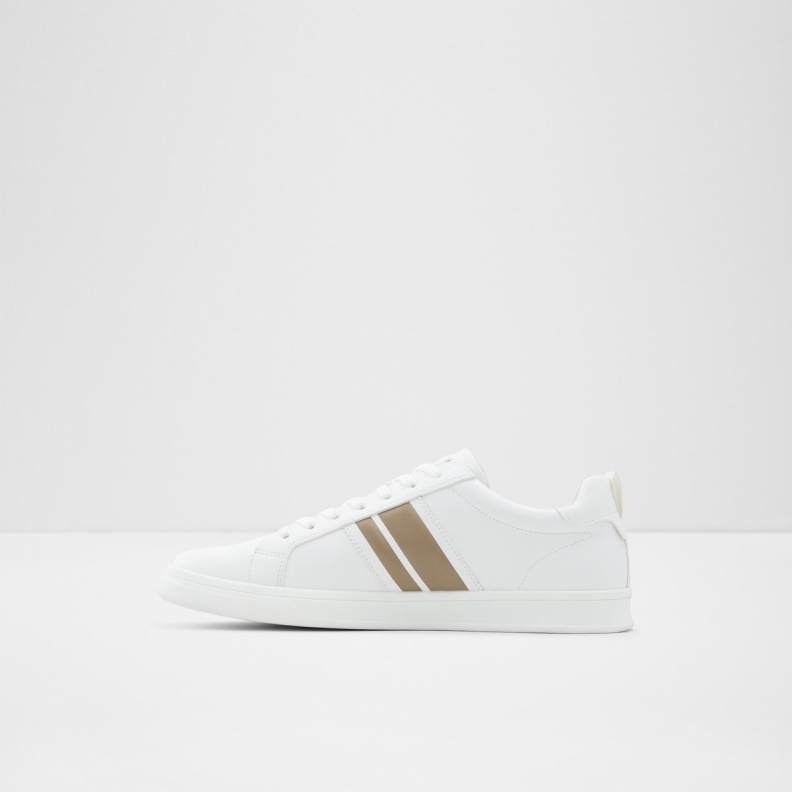 Fashion White Synthetic Smooth Malisien Low Top Sneaker Aldo