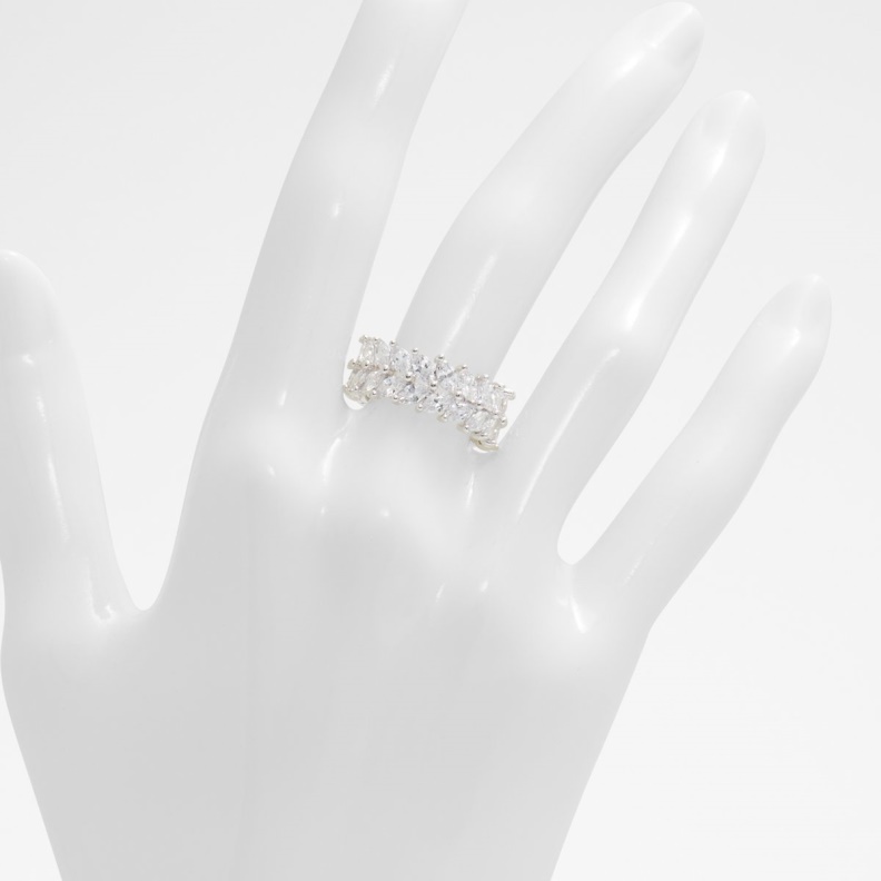 Fashion Aldo Maossa Ring Silver-Clear Multi
