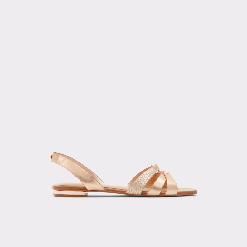 Aldo Fashion Marassi Sling Back Sandal Rose Gold