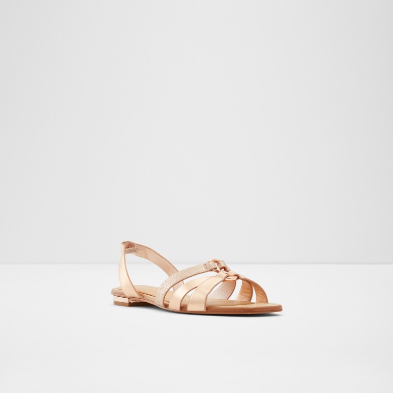 Aldo Fashion Marassi Sling Back Sandal Rose Gold