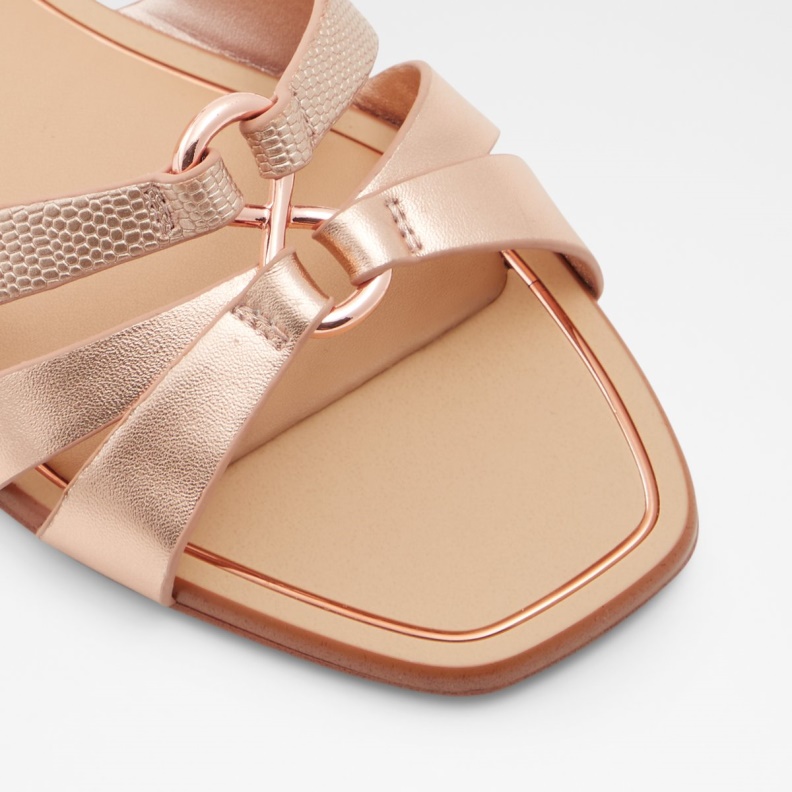 Aldo Fashion Marassi Sling Back Sandal Rose Gold