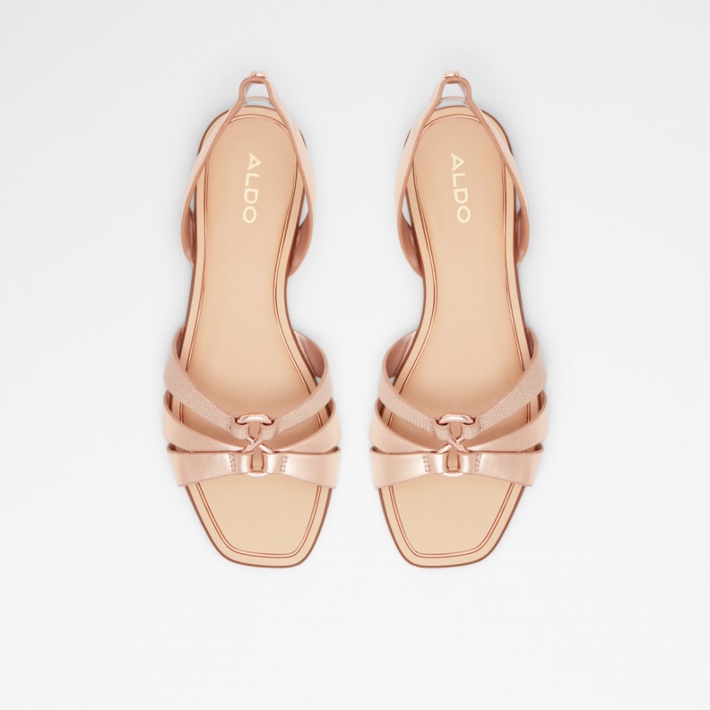Rose Gold Marassi Sling Back Sandal Fashion Aldo