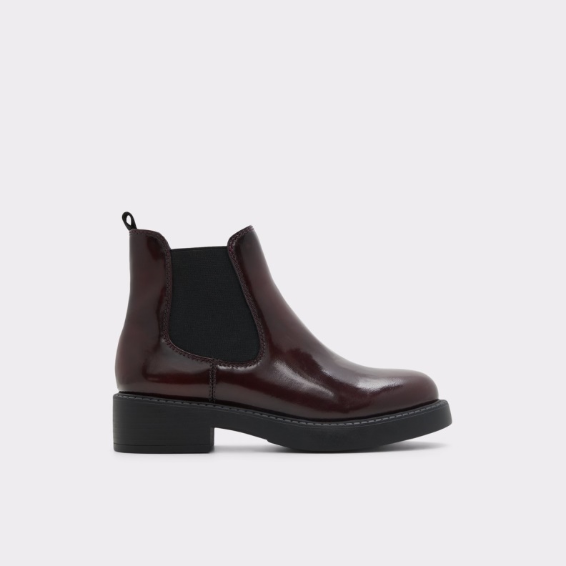 Aldo Fashion Bordo New Arrival May Chelsea Boot Lug Sole