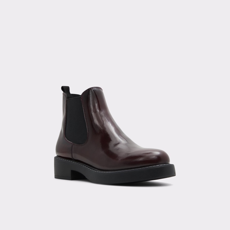 Aldo Fashion Bordo New Arrival May Chelsea Boot Lug Sole