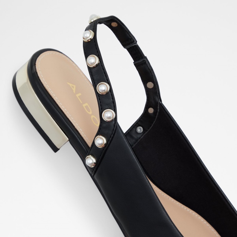 Fashion Black Aldo Mayllan Sling Back Ballerina