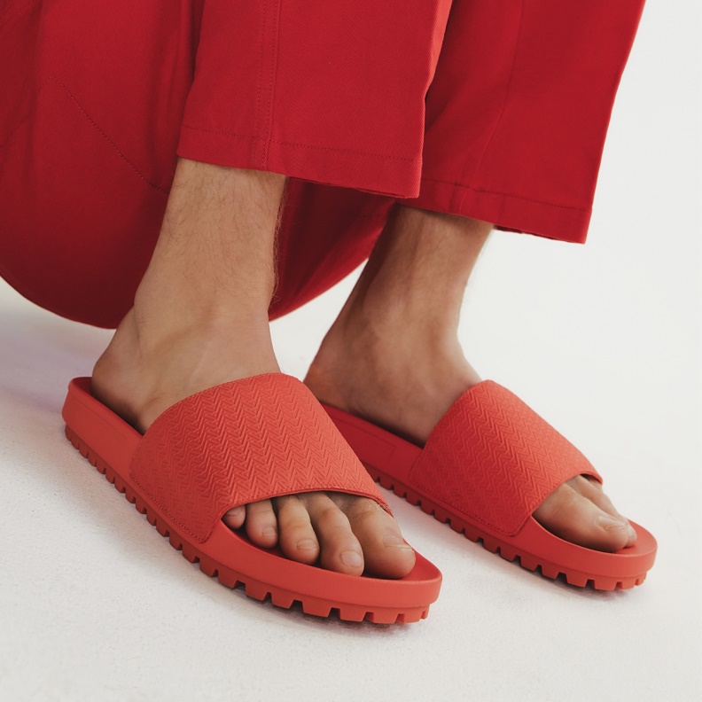 Aldo Mazaro Slide Sandal Red Fashion