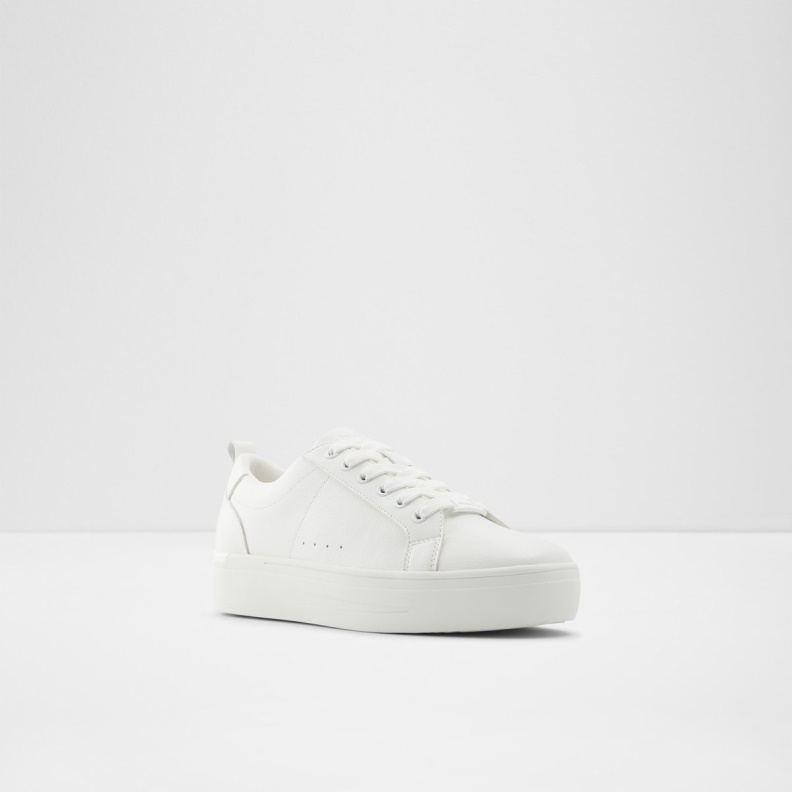 Aldo Fashion Meadow Low Top Sneaker White Synthetic Smooth