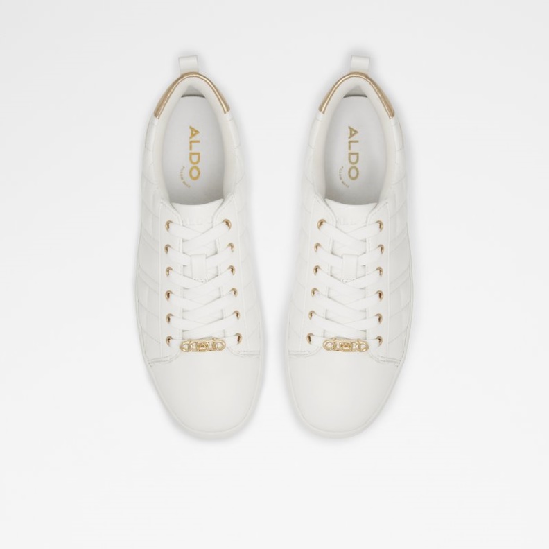 Mode Weiß Synthetik Gesteppt Wiese Aldo