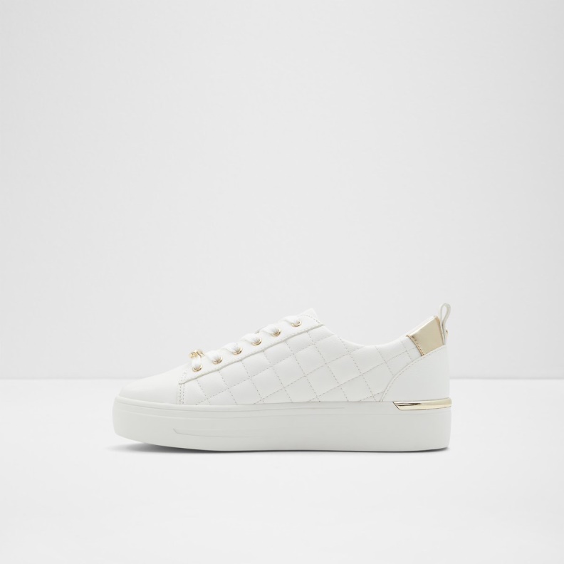 Meadow Low Top Sneaker Cup Sole Aldo Fashion White Synthetic Quilted