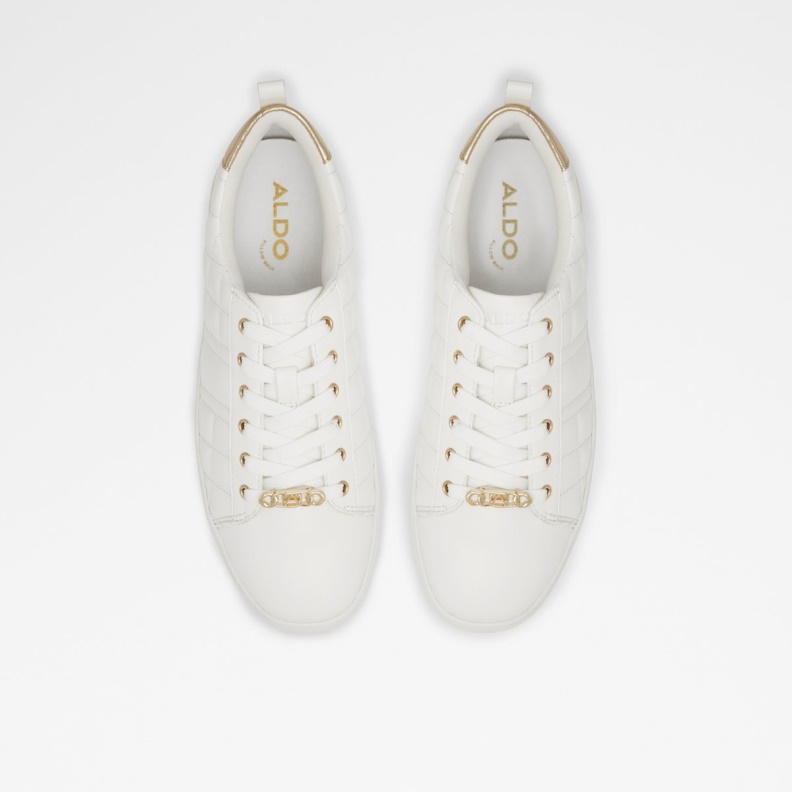 Meadow Low Top Sneaker Cup Sole Aldo Fashion White Synthetic Quilted