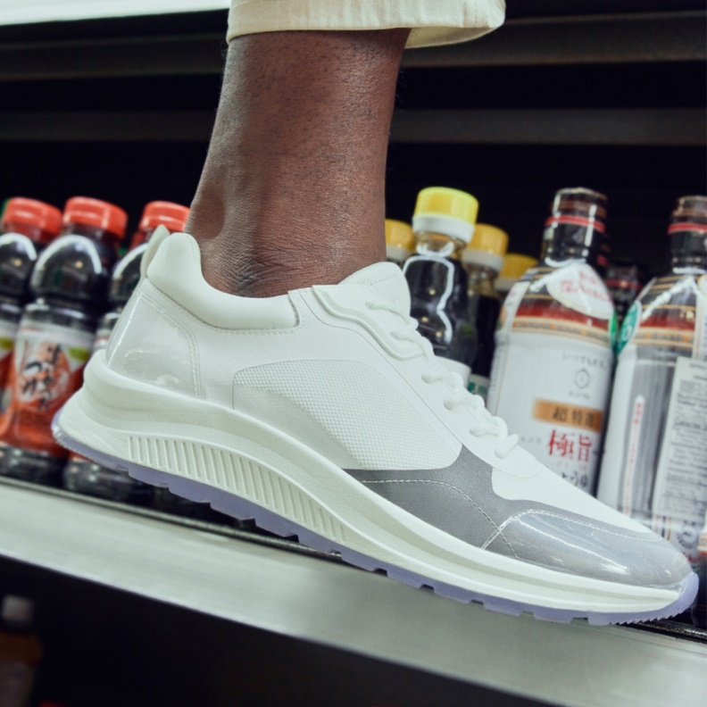 Aldo White Fashion Mellowa Jogger Sole Sneaker