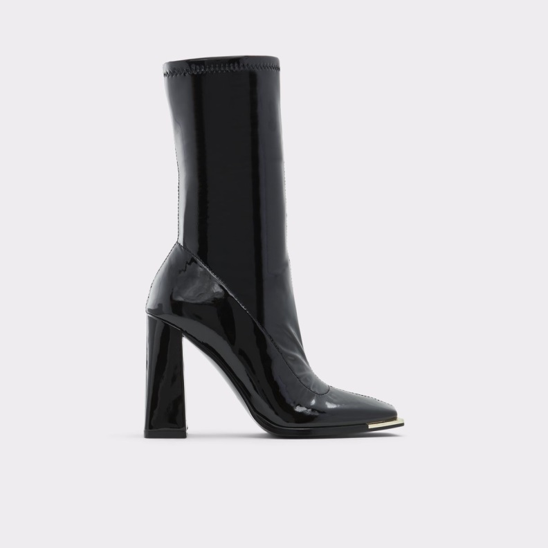 Metro Ankle Boot Block Heel Aldo Fashion Black
