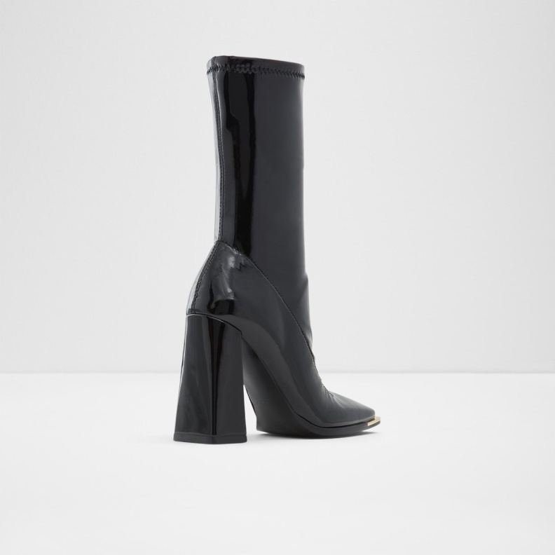 Metro Ankle Boot Block Heel Aldo Fashion Black