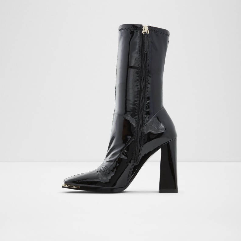 Metro Ankle Boot Block Heel Aldo Fashion Black