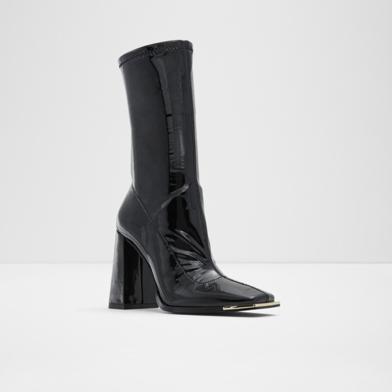 Metro Ankle Boot Block Heel Aldo Fashion Black