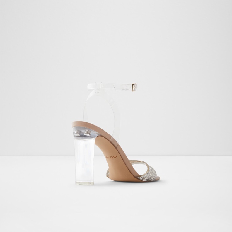 Fashion Clear Miracia Heeled Sandal Aldo