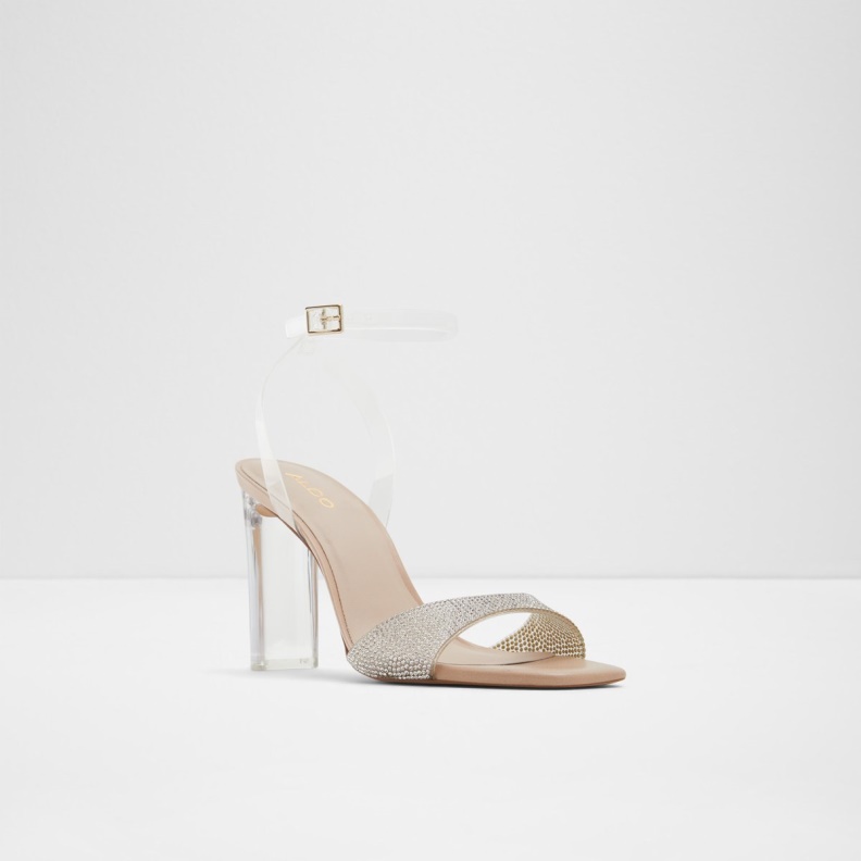 Fashion Clear Miracia Heeled Sandal Aldo