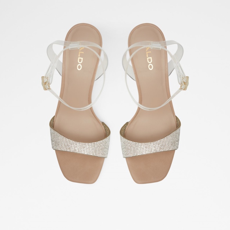 Fashion Clear Miracia Heeled Sandal Aldo