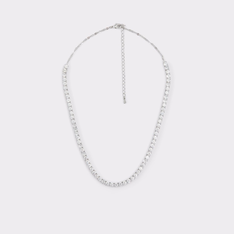Miraolla Necklace Fashion Aldo Silver-Clear Multi
