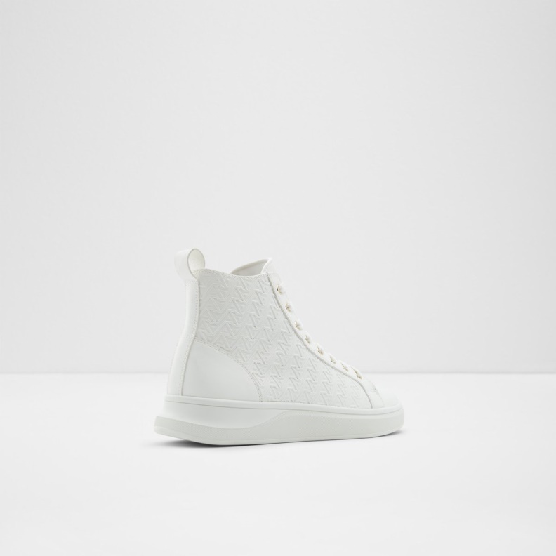 Aldo White Fashion Mirardo High Top Sneaker