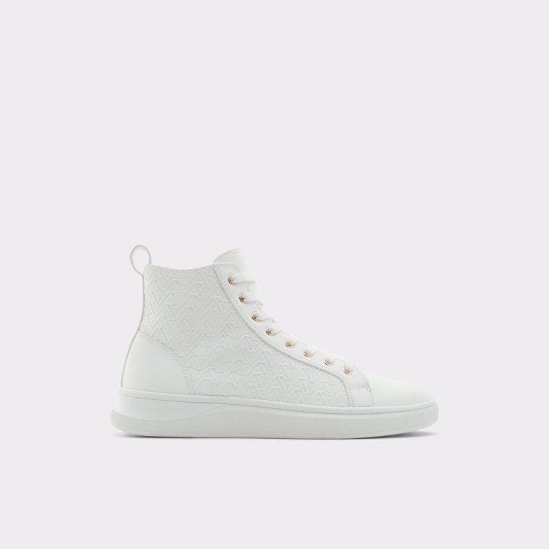 Fashion White Mirardo High Top Sneaker Aldo