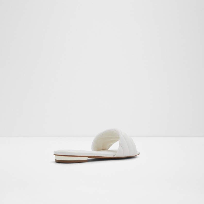 Aldo Fashion White Moniq Slide Sandal