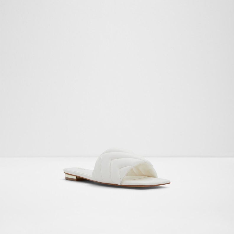 Aldo Fashion White Moniq Slide Sandal