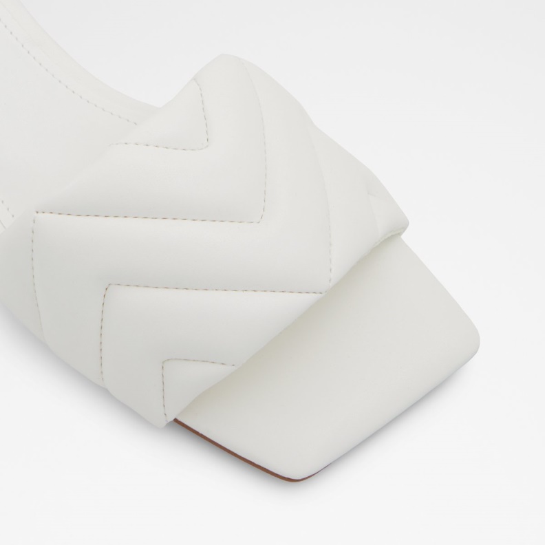 Aldo Fashion White Moniq Slide Sandal