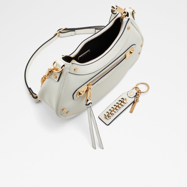 Aldo Fashion White Mottyx Shoulder Bag