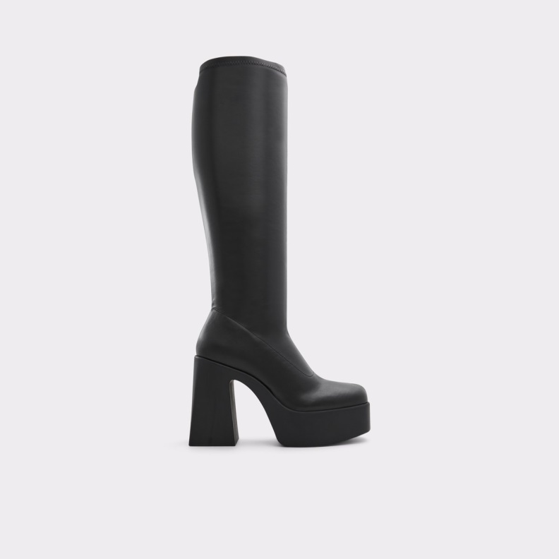 Black Aldo Fashion New Arrival Moulin Knee-High Boot