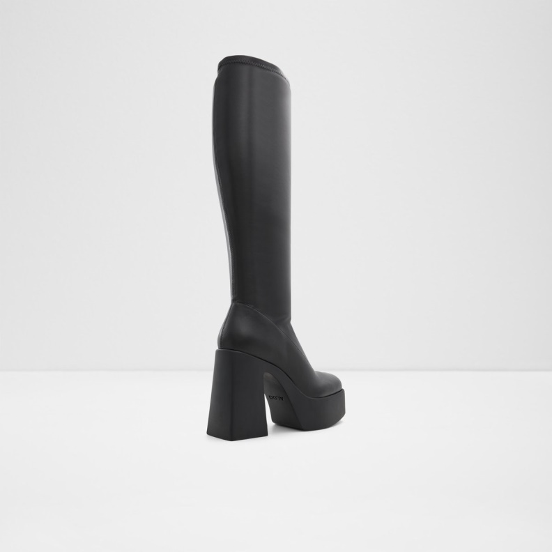 Black Aldo Fashion New Arrival Moulin Knee-High Boot