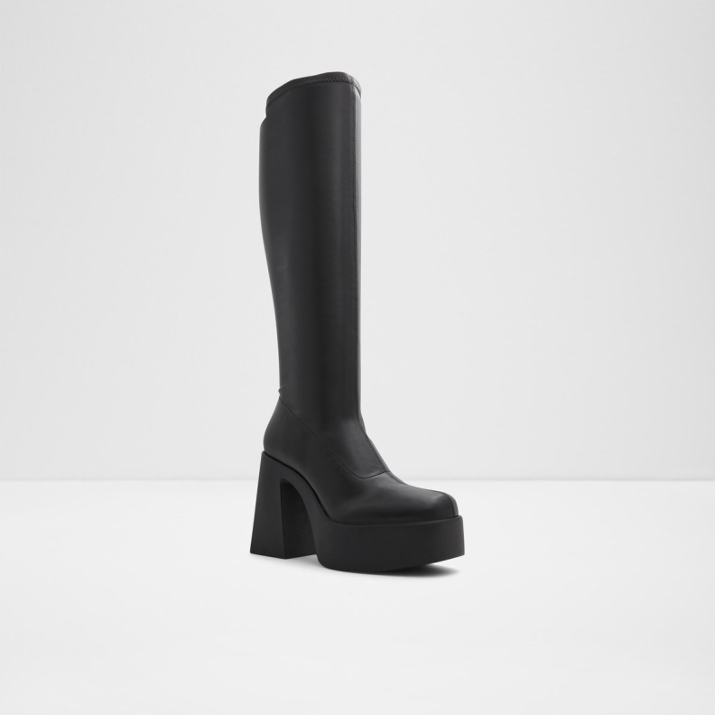Black Aldo Fashion New Arrival Moulin Knee-High Boot