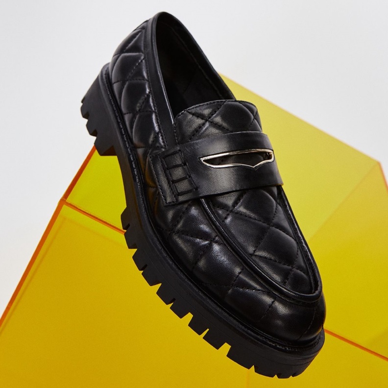 Fashion Black Moxy Loafer Lug Sole Aldo