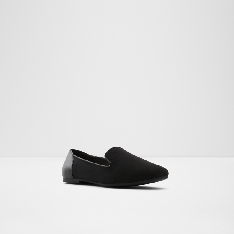 Fashion Black Textile Mixed Material Aldo Low Stock Mythimna Loafer