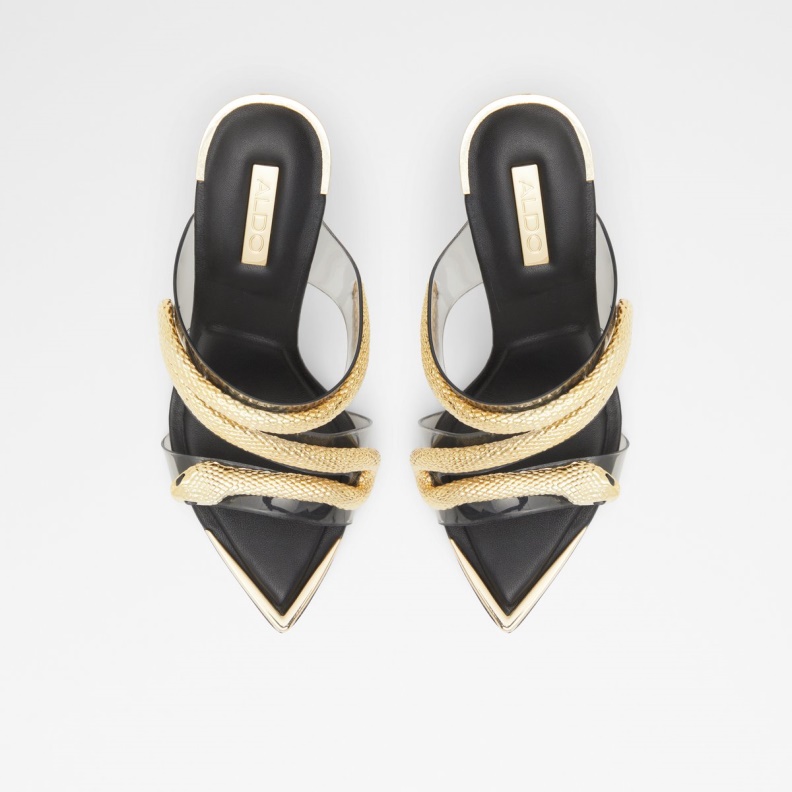 Black Fashion Aldo Najash Strappy Heeled Sandal Stiletto Heel