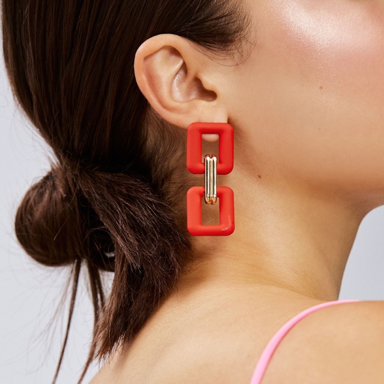 Red Aldo Fashion New Arrival Nalah Earrings