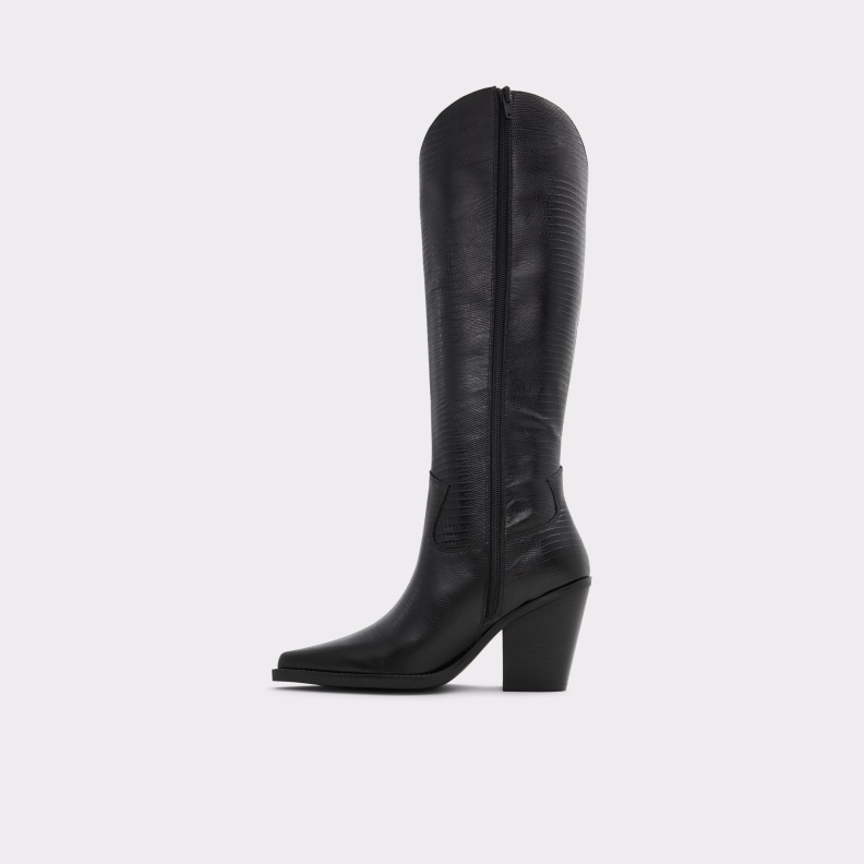 Fashion Aldo Black New Arrival Nevada Western Knee-Hign Boot