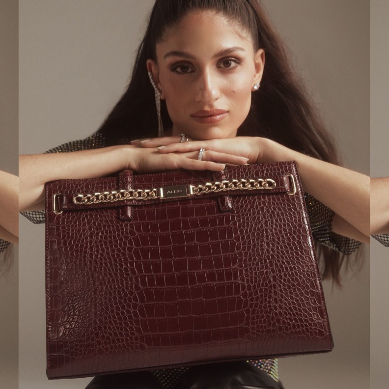 Sold Out Nilo Tote Bag Fashion Bordo Aldo