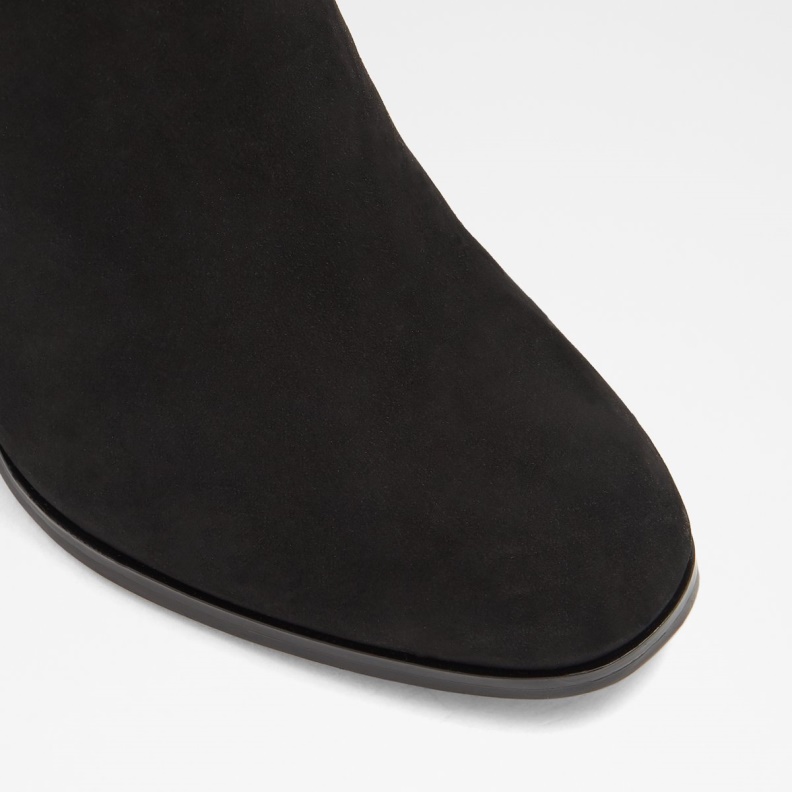 Black Leather Nubuck Low Stock Noemieflex Ankle Boot Block Heel Aldo Fashion