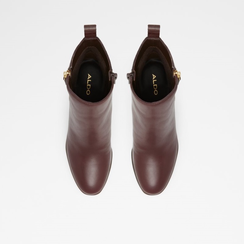 Dunkelbrauner Leder-Mix Aldo Fashion Noemieflex