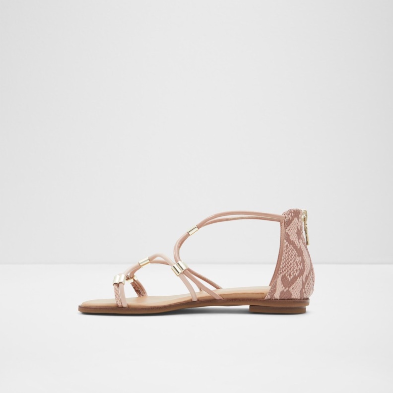 Aldo Pink Fashion Oceriwenflex Strappy Flat Sandal