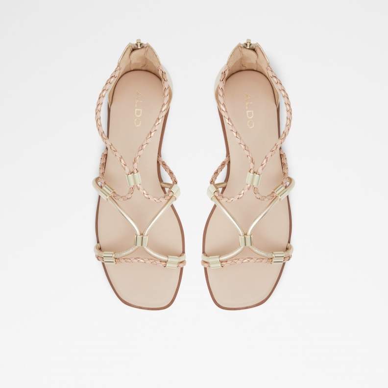 Metallic Multi Oceriwenflex Strappy Flat Sandal Fashion Aldo