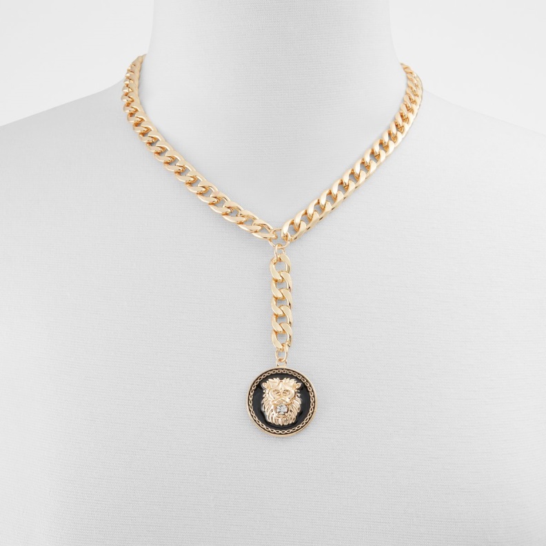 Black-Gold Multi Fashion Aldo Ocirella Necklace