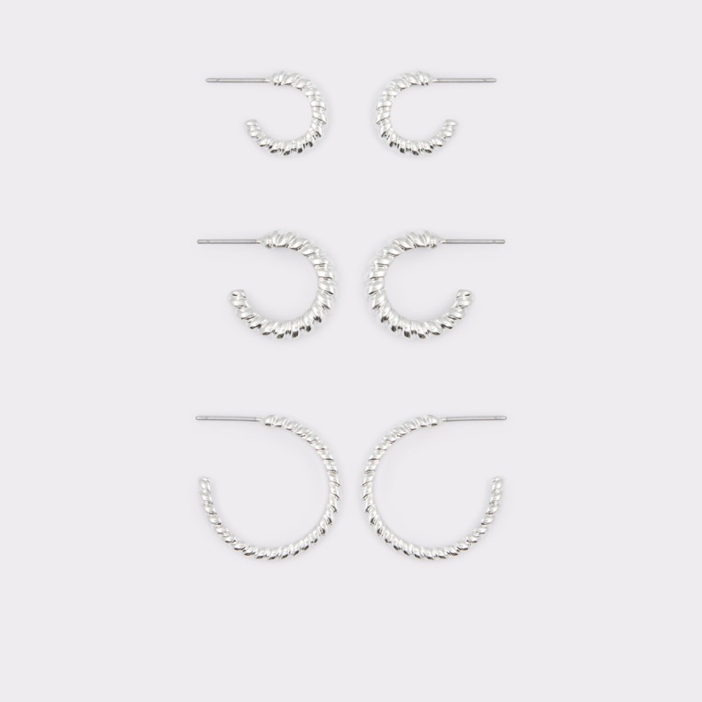 Fashion Silver Last Chance Ocoelin Hoop Earrings Aldo