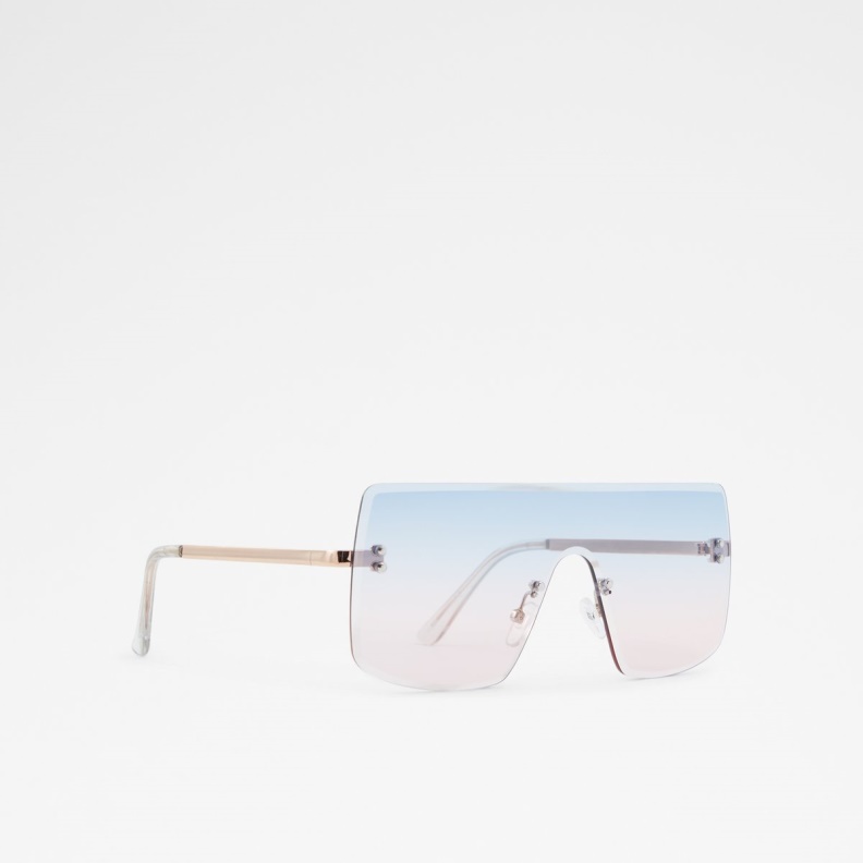 Aldo Fashion Light Blue Ocorenna Shield Sunglasses