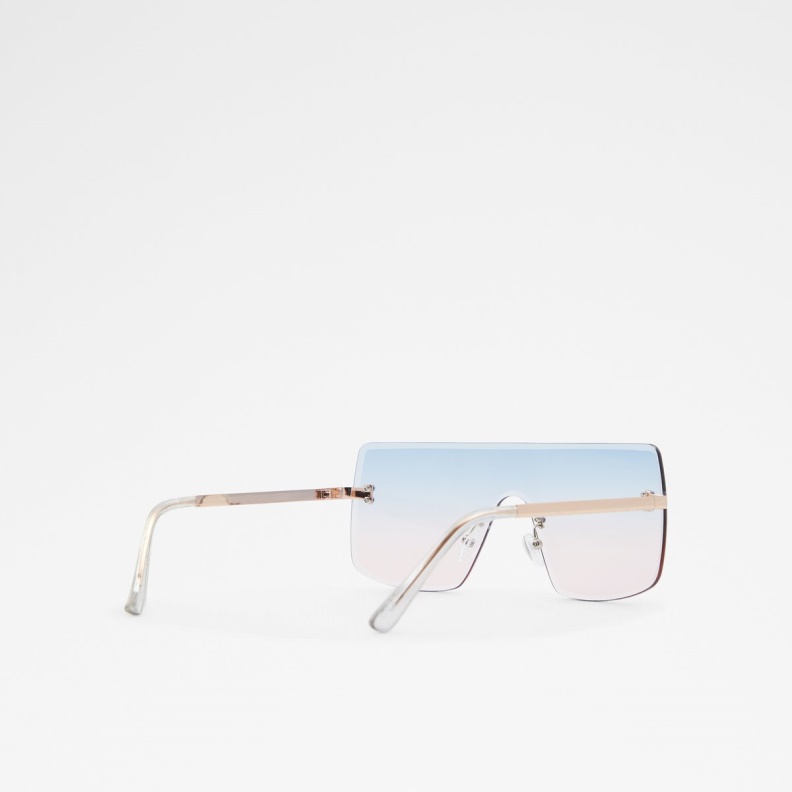 Aldo Fashion Light Blue Ocorenna Shield Sunglasses